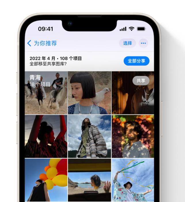 杂多苹果维修网点分享在 iPhone 上使用共享图库 