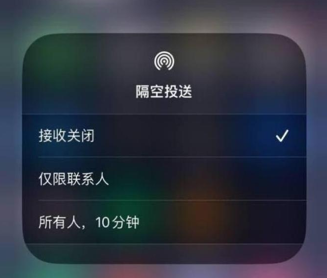 杂多苹果14维修分享iPhone 14 Pro如何开启隔空投送 