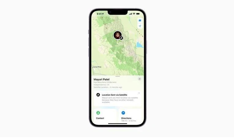 杂多苹果14维修分享iPhone14系列中 FindMy功能通过卫星分享位置方法教程 