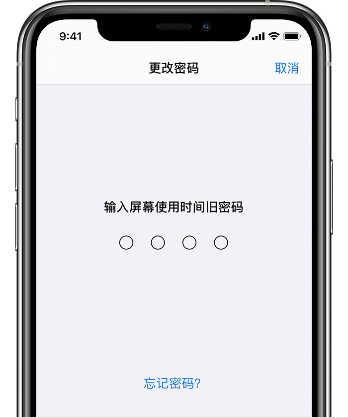 杂多苹果手机维修分享iOS 14 忘记屏幕使用时间密码怎么办 